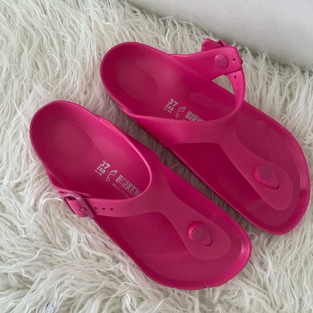 Hot pink waterproof burks.